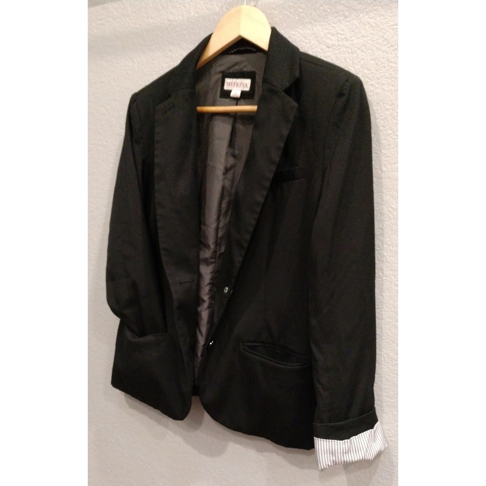 FREE WITH PURCHASE Blazer with Striped Cuffs